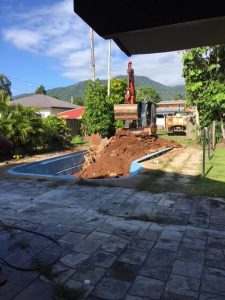 Pool-renovation-using-track - Pool & Spa in Kuranda, QLD