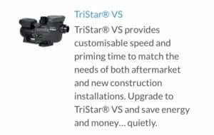 TriStar VS— Pool Equipment & Accessories in Cairns, QLD