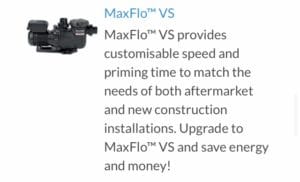 MaxFlo VS— Pool Equipment & Accessories in Cairns, QLD